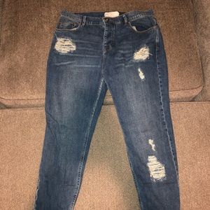 Free people denim jean capris